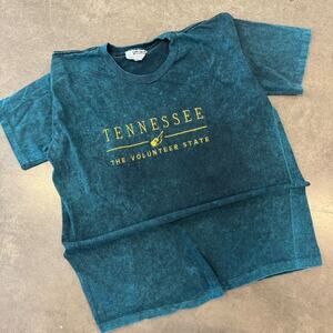 Vintage Y2K Tennessee Volunteers 90's NCAA Mineral Wash Single Stitch Tee XL
